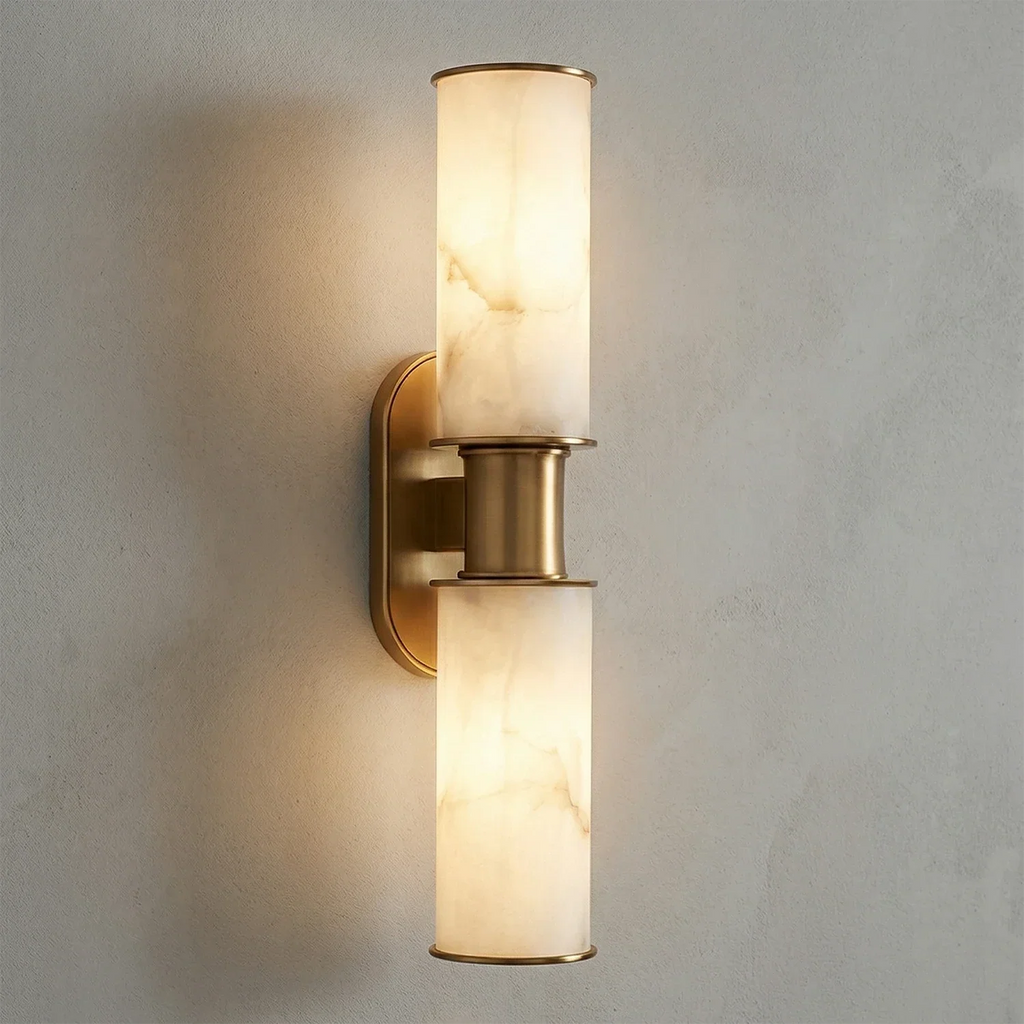 Harlyn Alabaster 2-Light Wall Sconce | wildoxy