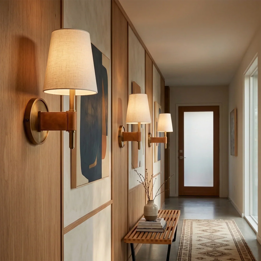 Hastings Leather Wall Lamp | wildoxy