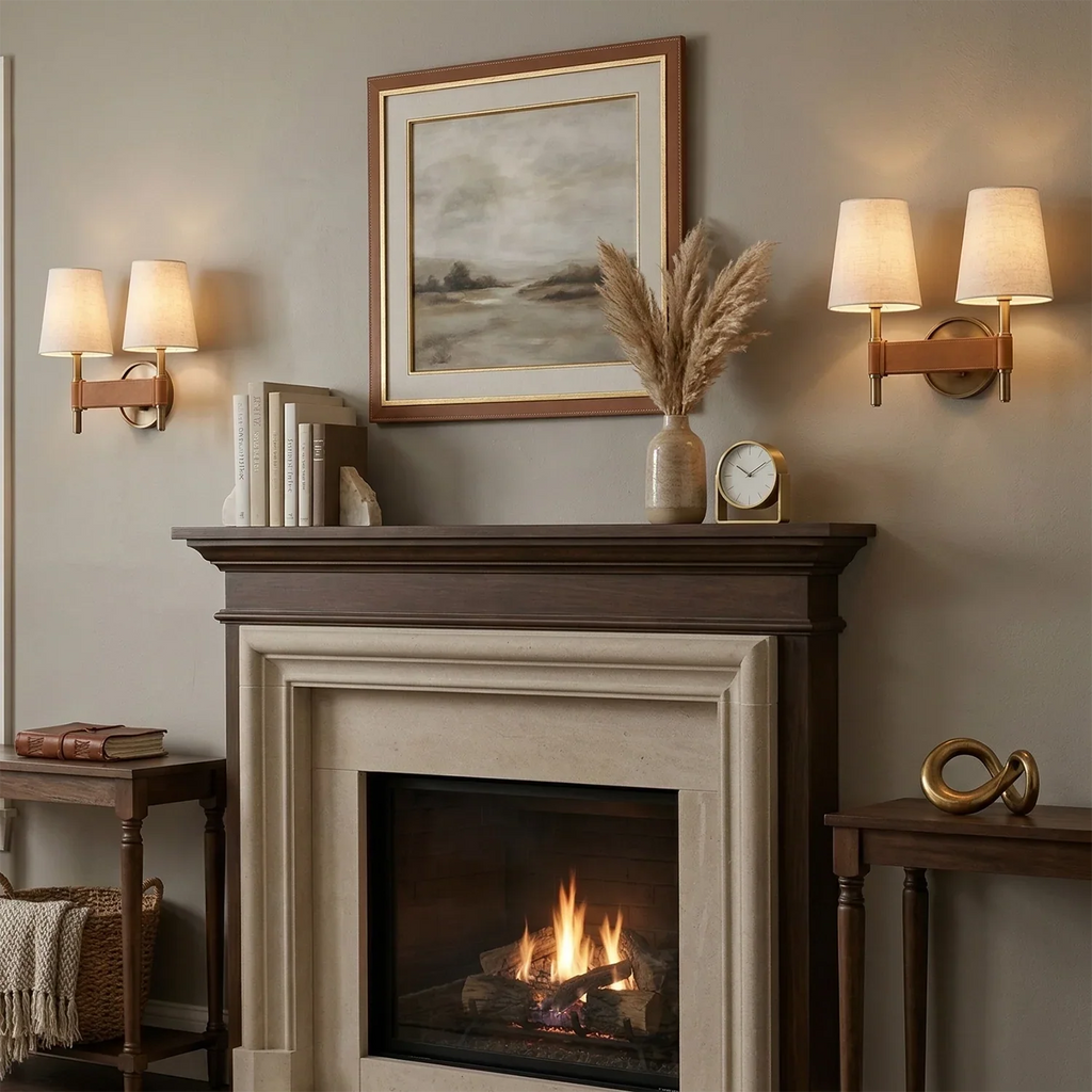 Hastings Leather Wall Lamp | wildoxy