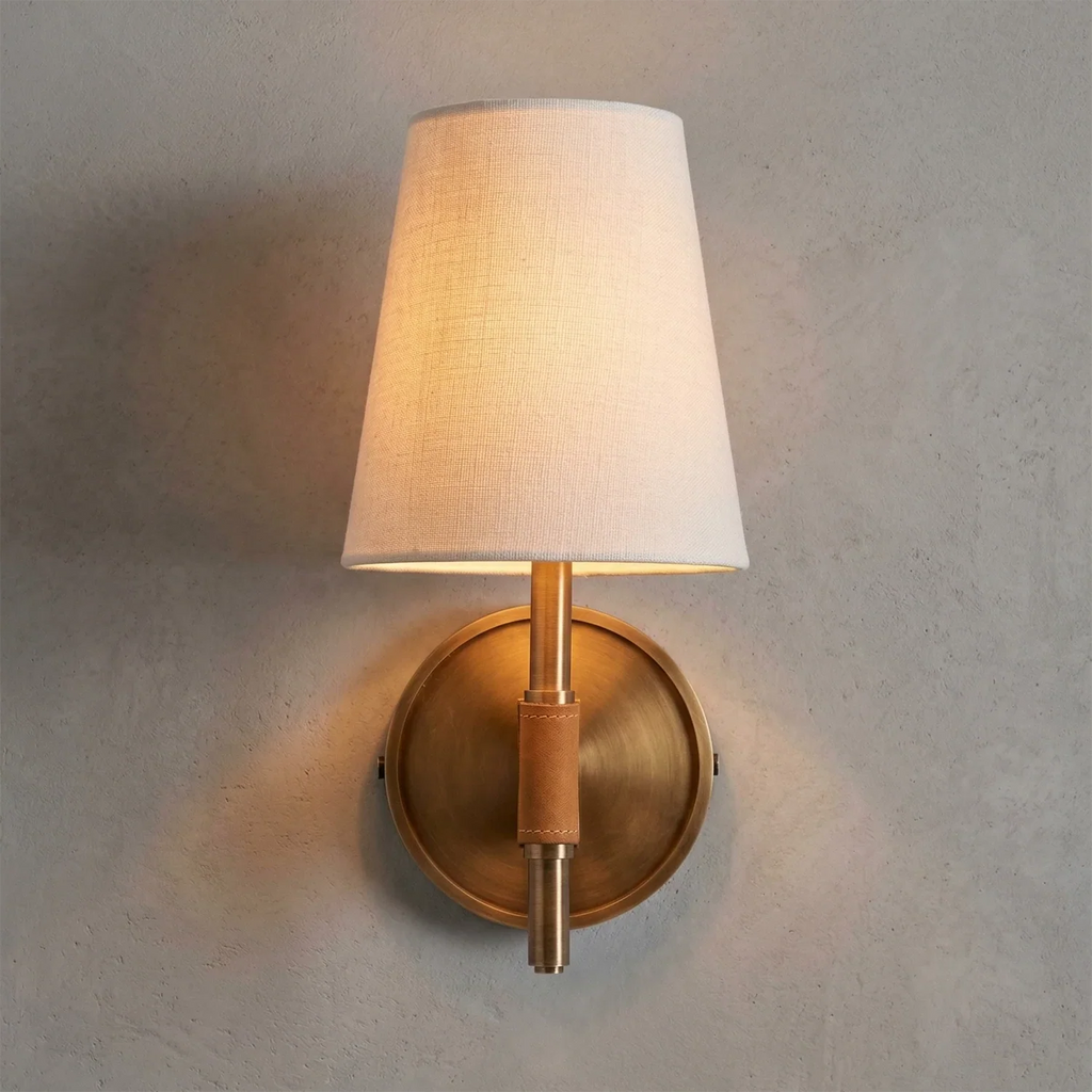 Hastings Leather Wall Lamp | wildoxy