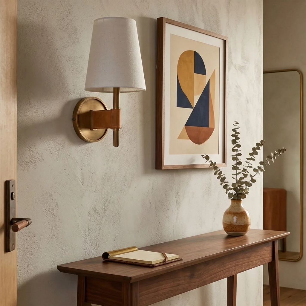 Hastings Leather Wall Lamp | wildoxy