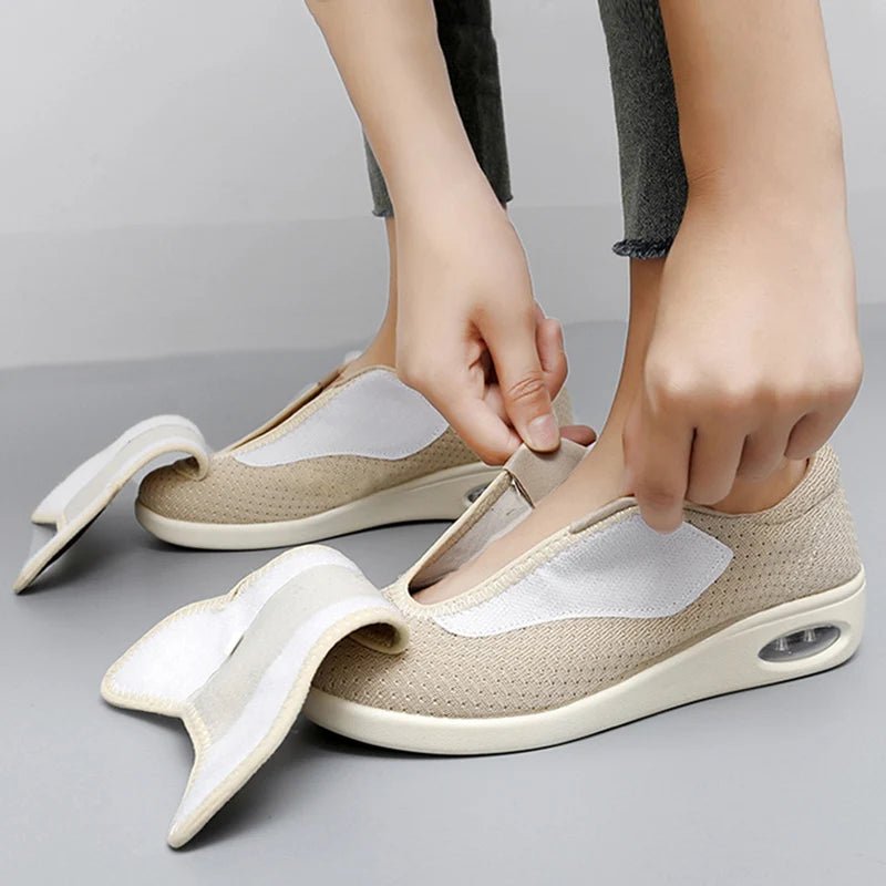 HealthStride verstelbare comfortabele wandelschoenen — Orthopedische ondersteuning en demping
