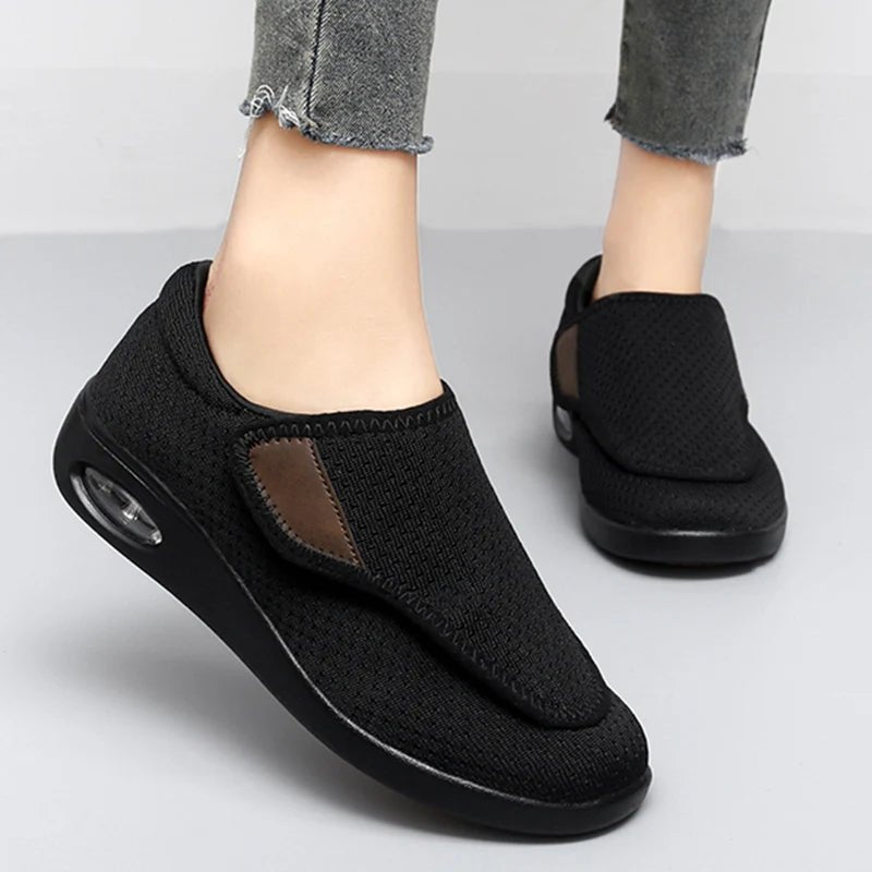 HealthStride verstelbare comfortabele wandelschoenen — Orthopedische ondersteuning en demping