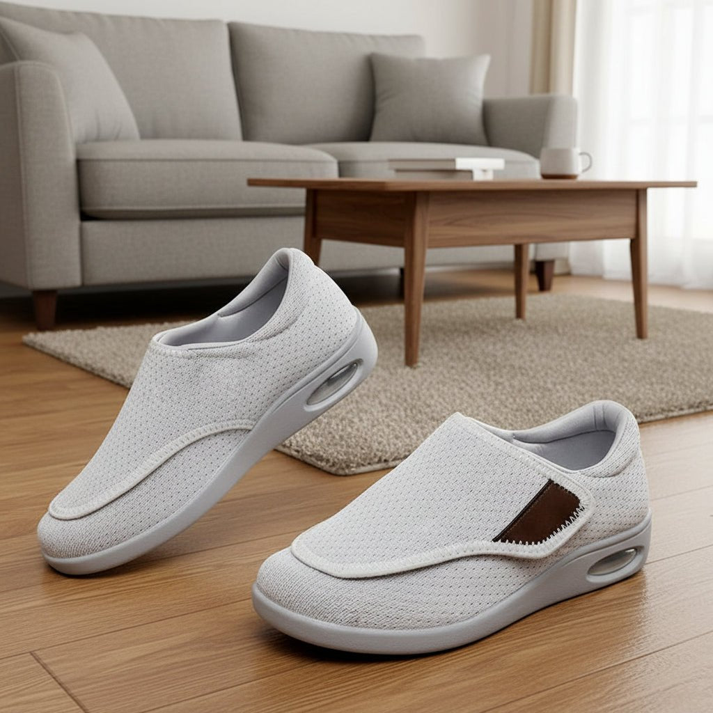 HealthStride verstelbare comfortabele wandelschoenen — Orthopedische ondersteuning en demping