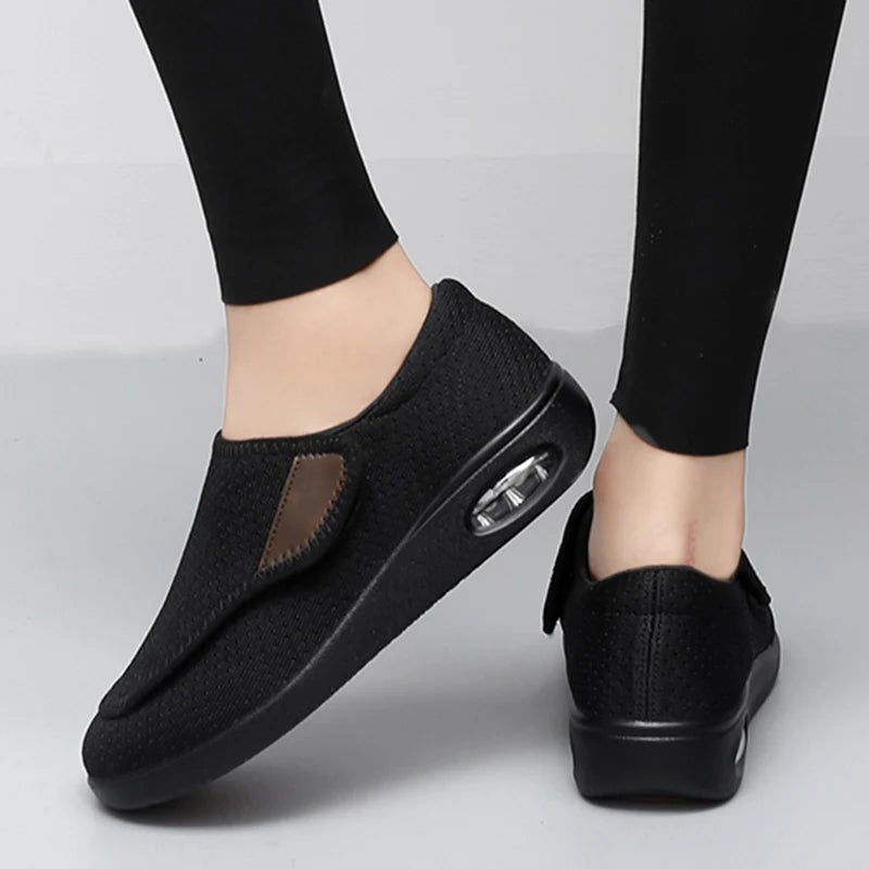 HealthStride verstelbare comfortabele wandelschoenen — Orthopedische ondersteuning en demping