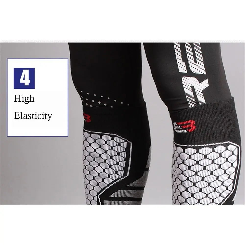 Heatflex Premium thermosokken voor skiën — Kniehoge bedekking, extra dikke compressieondersteuning