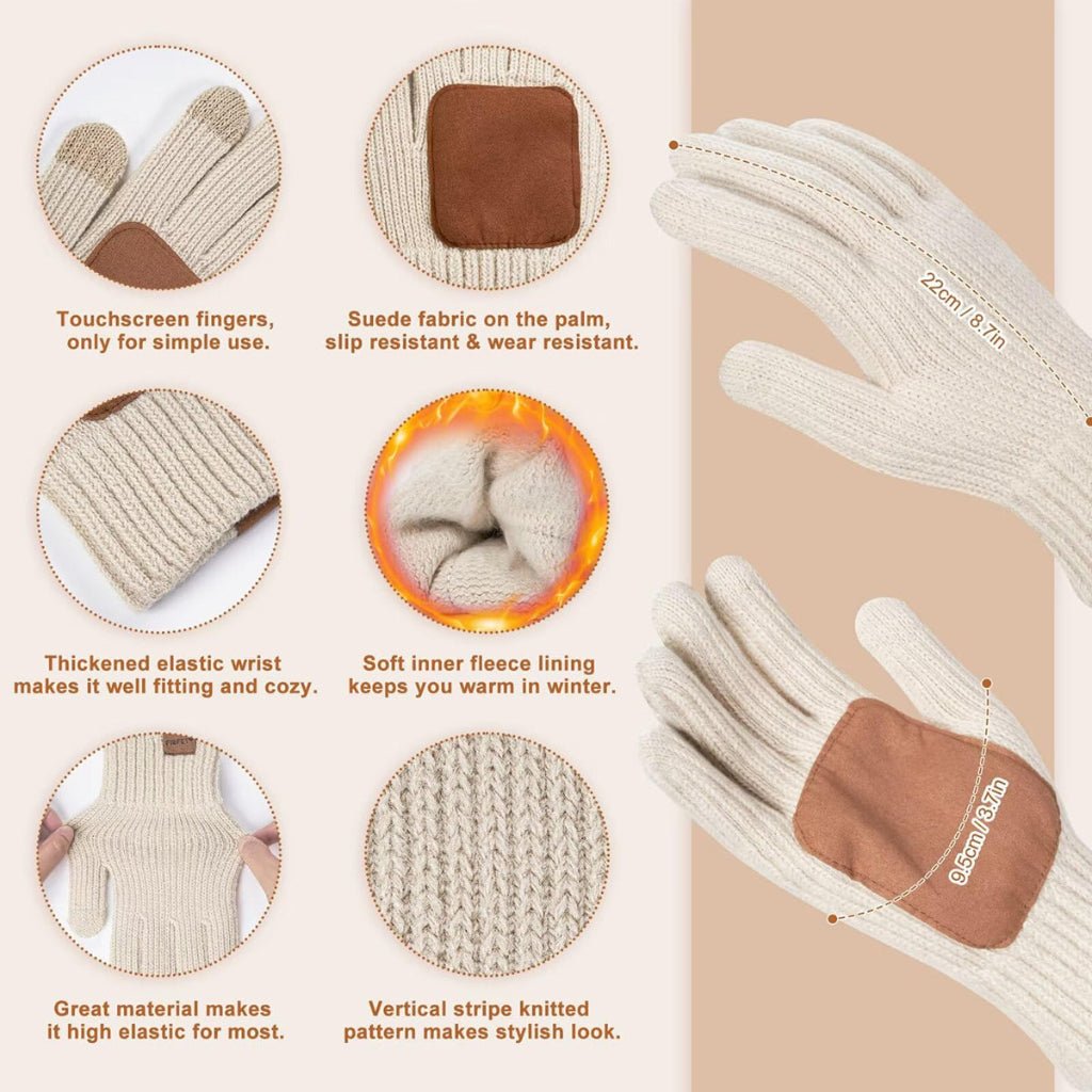 Conjunto de inverno três em um HEATIVA — Conjunto integrado para cabeça, pescoço e mãos