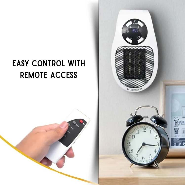 Compacte elektrische keramische kachel — snelle verwarming, 32 m²