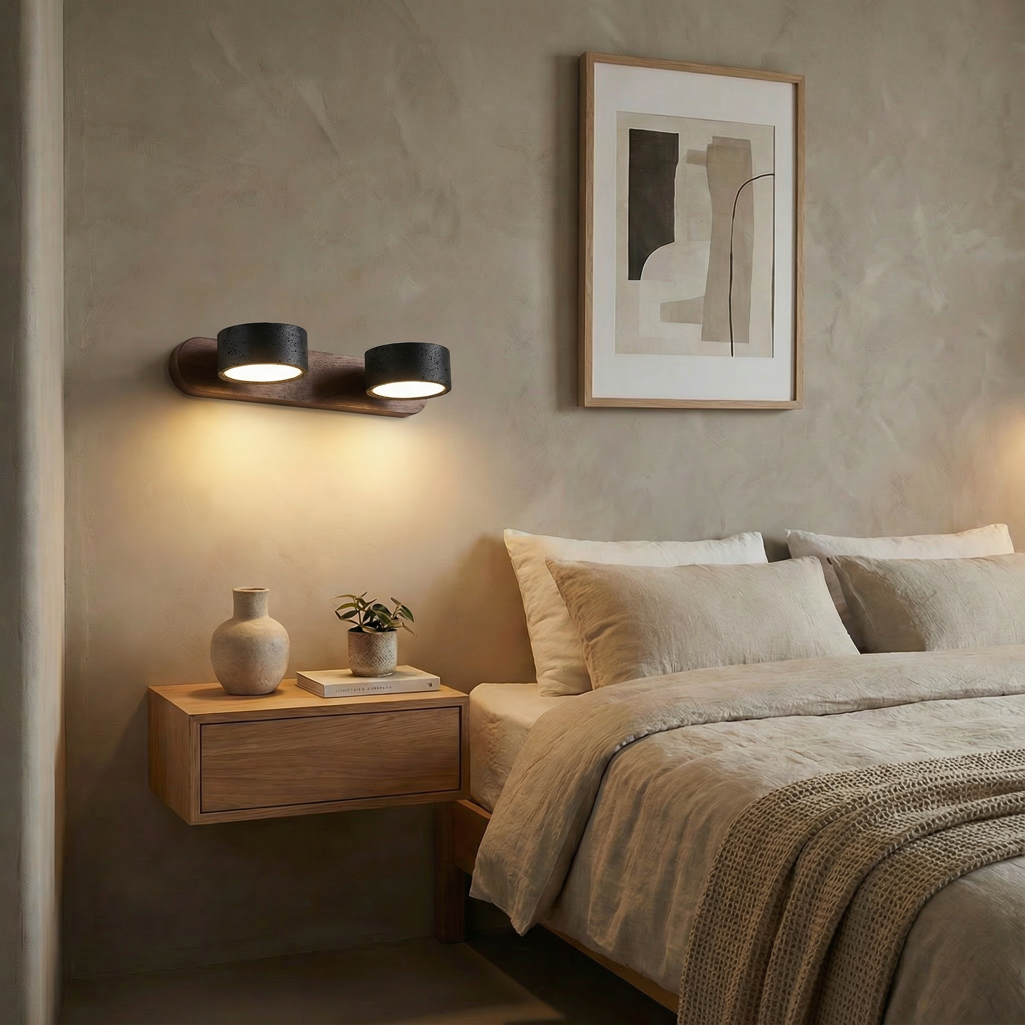 Japanese Minimalist LED Vanity Wall Lamp - Wildoxy