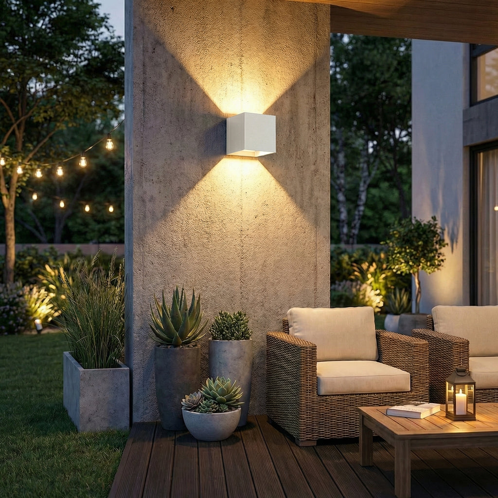 Resistant Up & Down Wall Light for Indoor and Outdoor Applications - Wildoxy