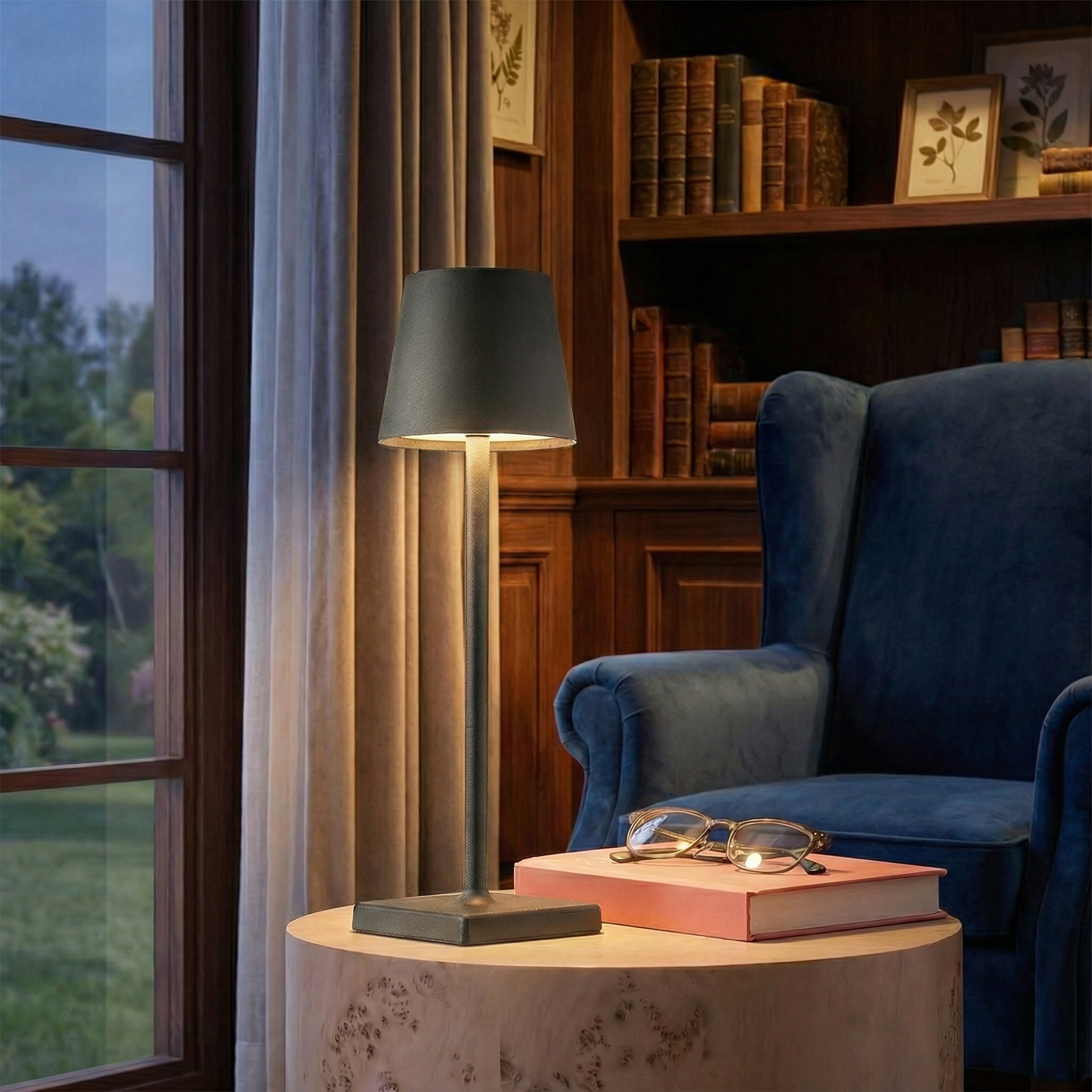 Control Dimmable Rechargeable LED Table Lamp - Wildoxy