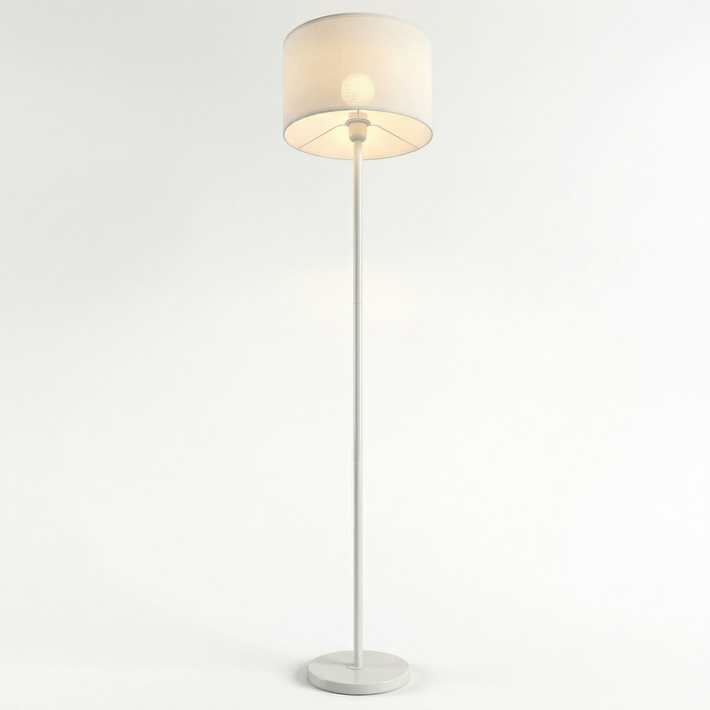 Mesh Floor Lamp with Fabric Inner Diffuser - Wildoxy