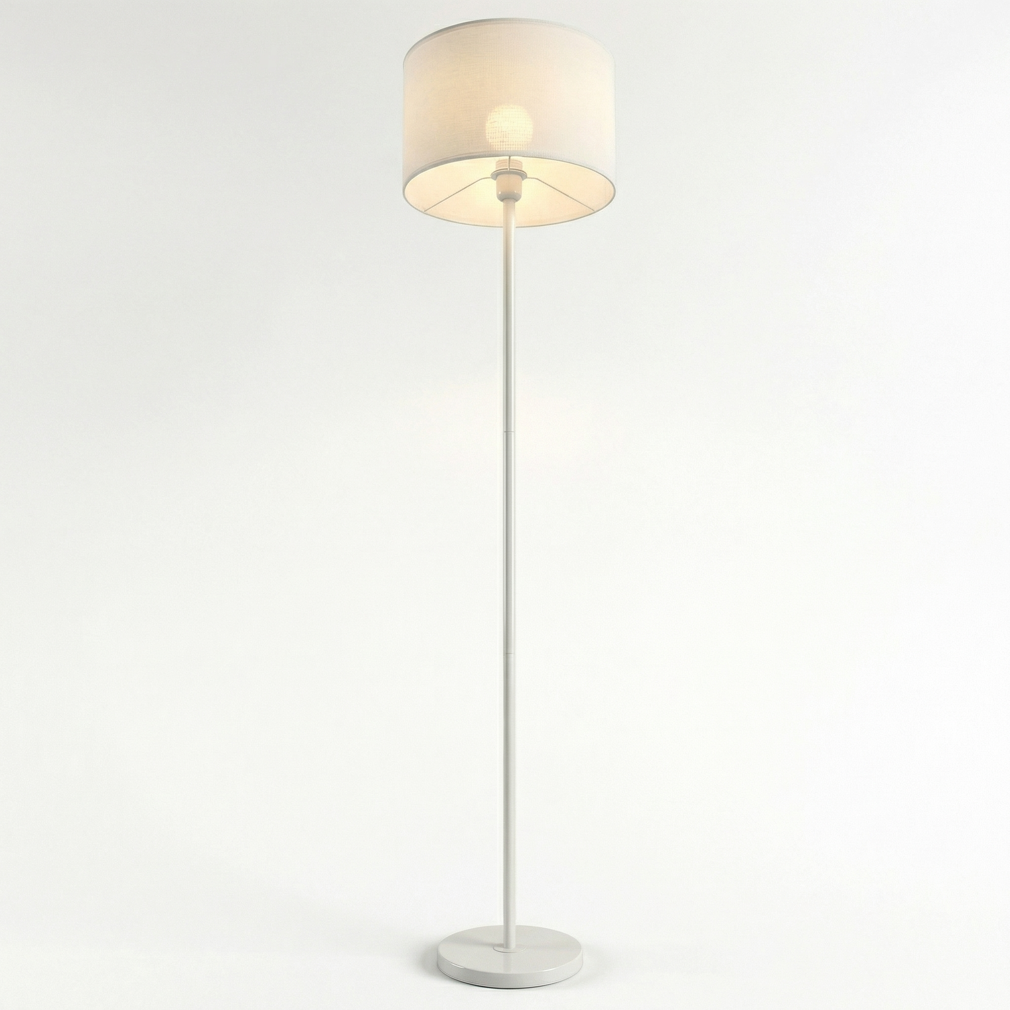 Mesh Floor Lamp with Fabric Inner Diffuser - Wildoxy