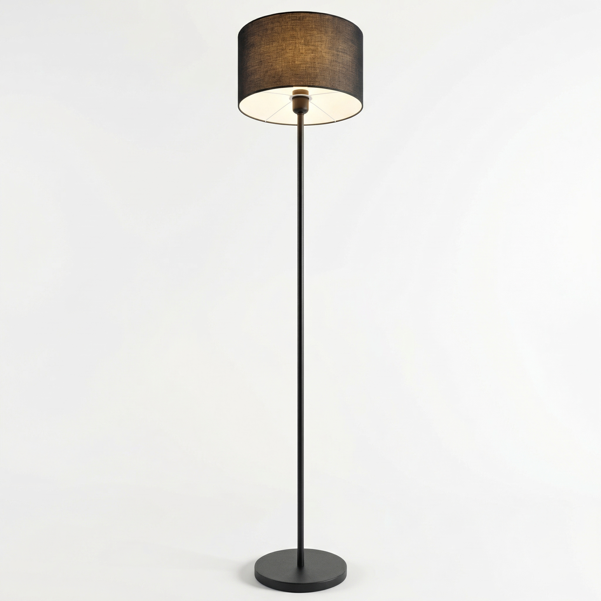 Mesh Floor Lamp with Fabric Inner Diffuser - Wildoxy