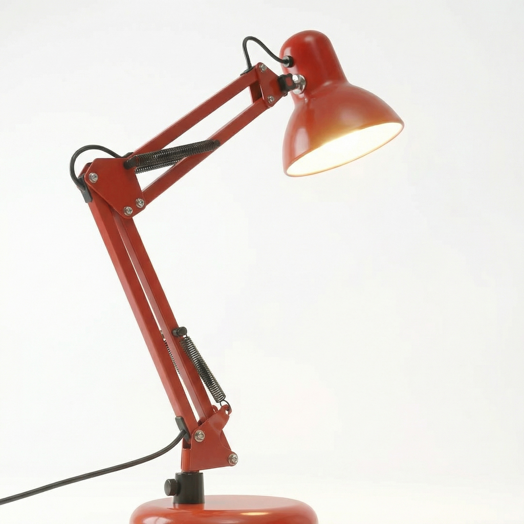 Adjustable Folding Arm Desk Lamp with Long Reach - Wildoxy