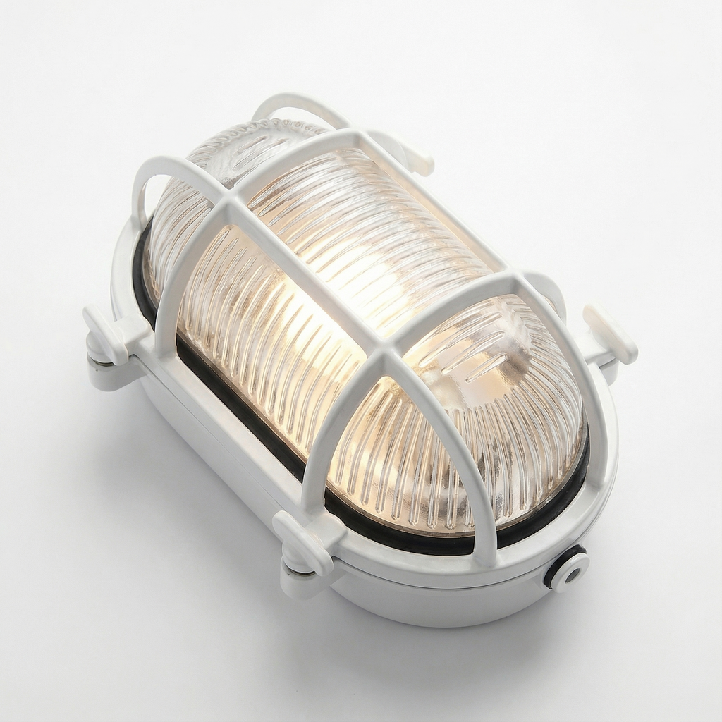 Industrial Retro Outdoor Wall Light with Protective Cage - Wildoxy