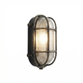 Industrial Retro Outdoor Wall Light with Protective Cage - Wildoxy
