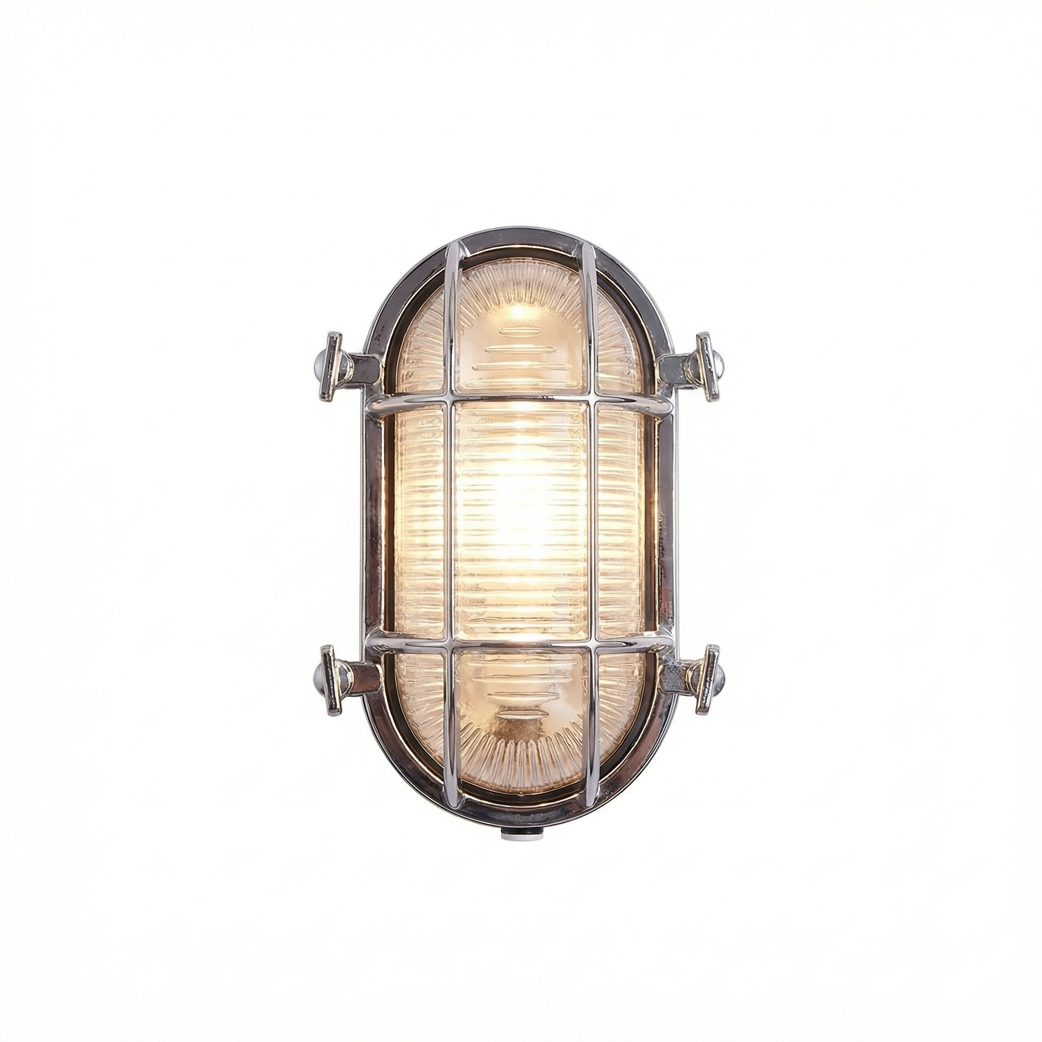 Industrial Retro Outdoor Wall Light with Protective Cage - Wildoxy