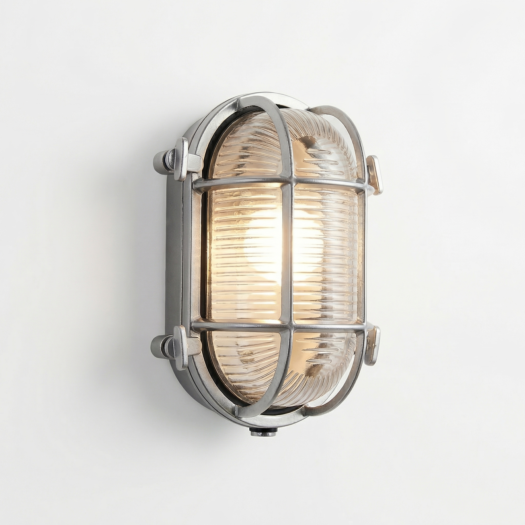 Industrial Retro Outdoor Wall Light with Protective Cage - Wildoxy