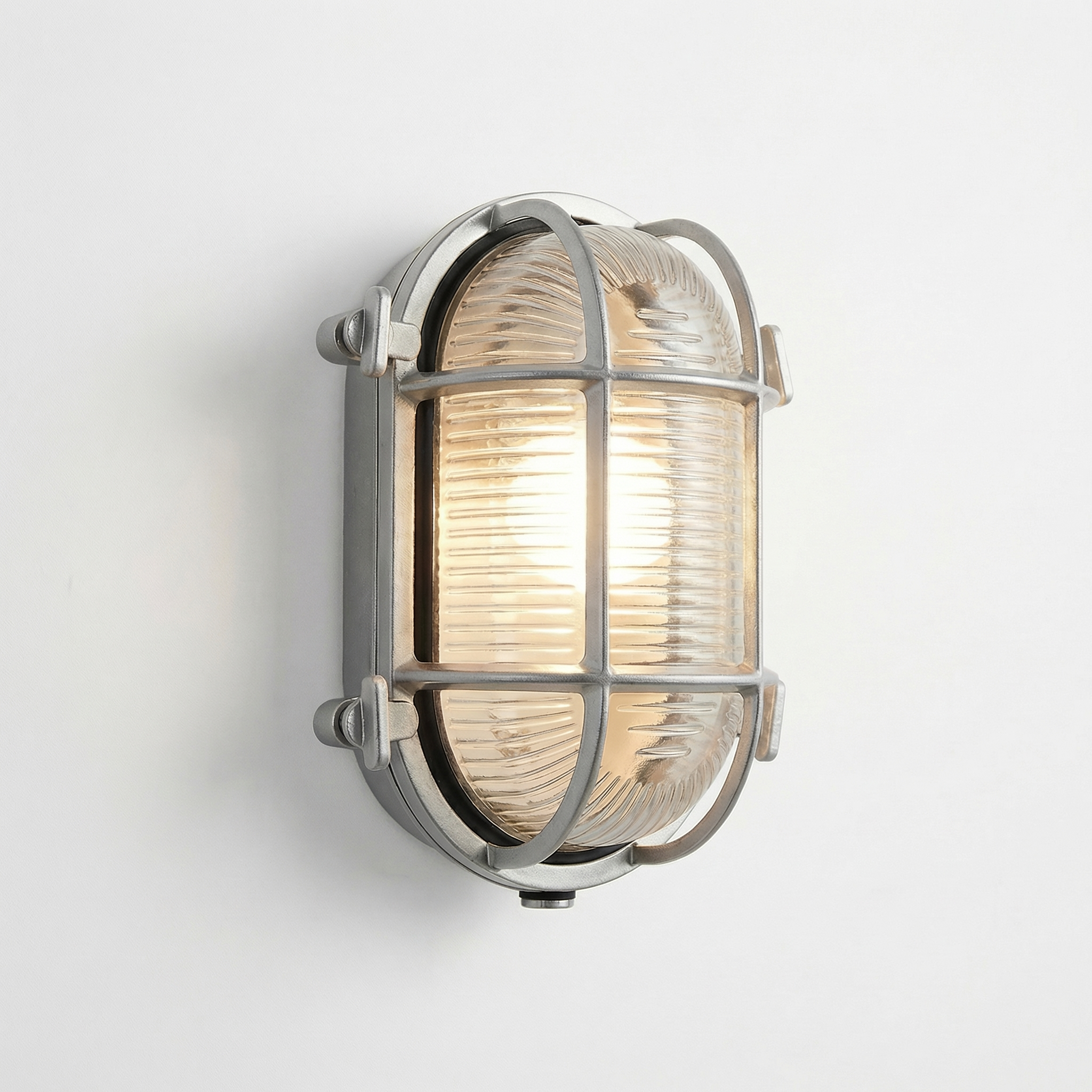 Industrial Retro Outdoor Wall Light with Protective Cage - Wildoxy