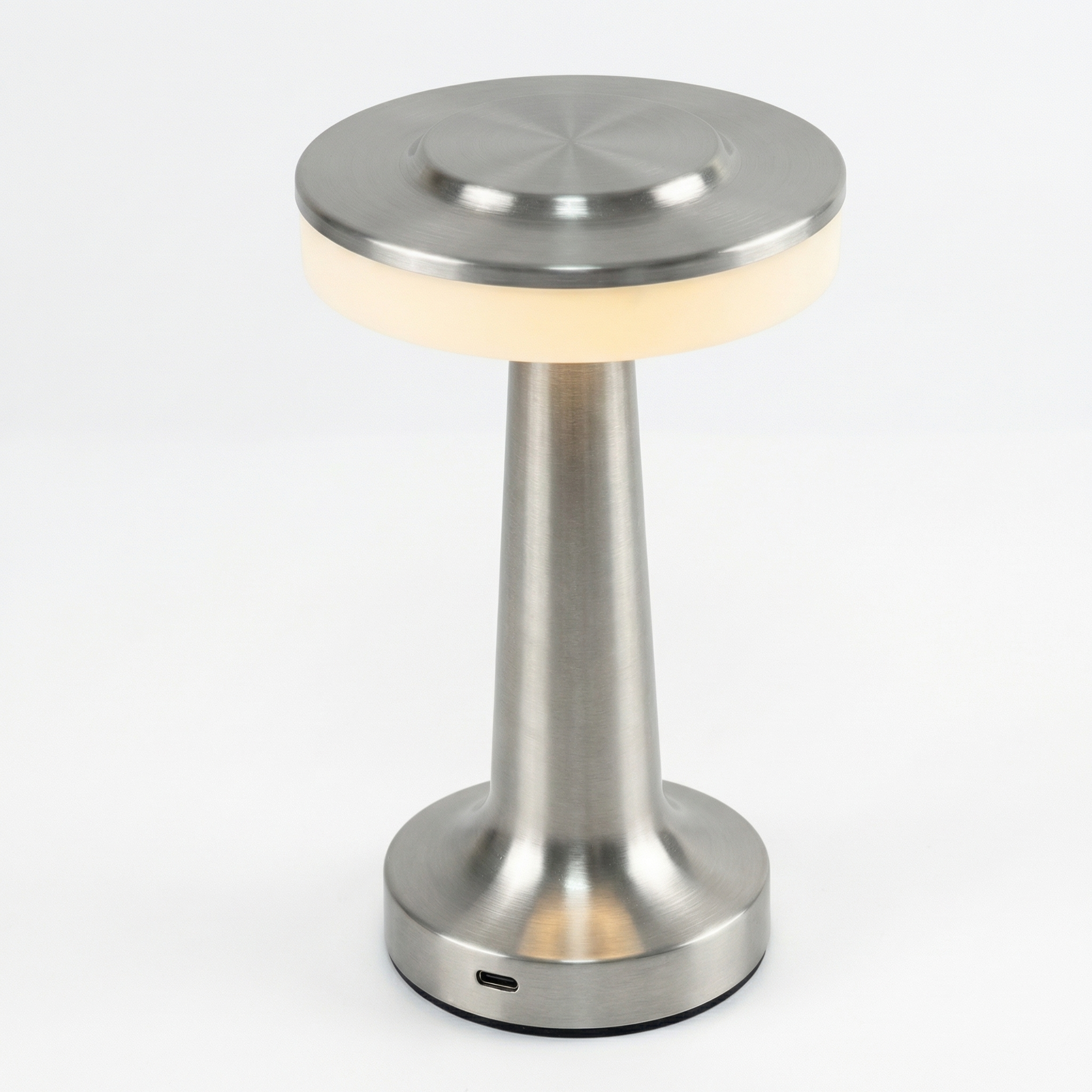 Control Rechargeable LED Table Light with Metal Construction - Wildoxy