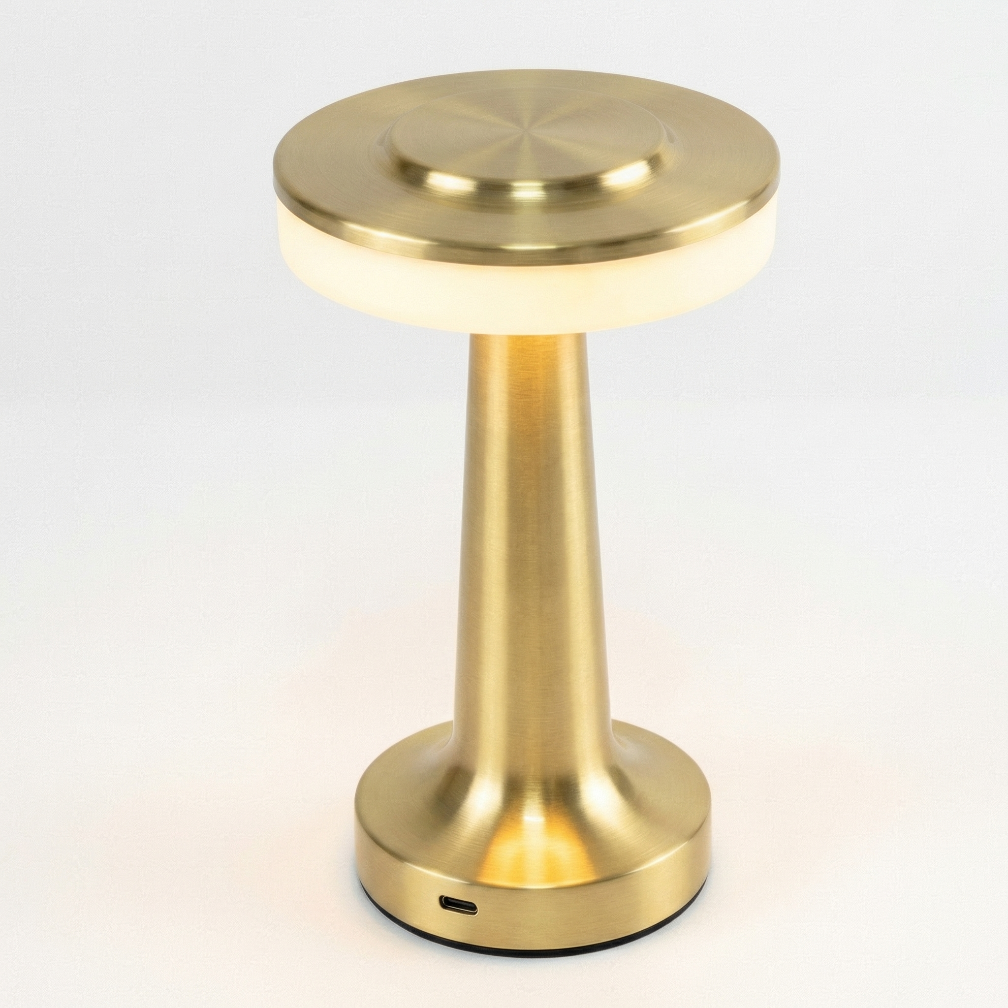 Control Rechargeable LED Table Light with Metal Construction - Wildoxy
