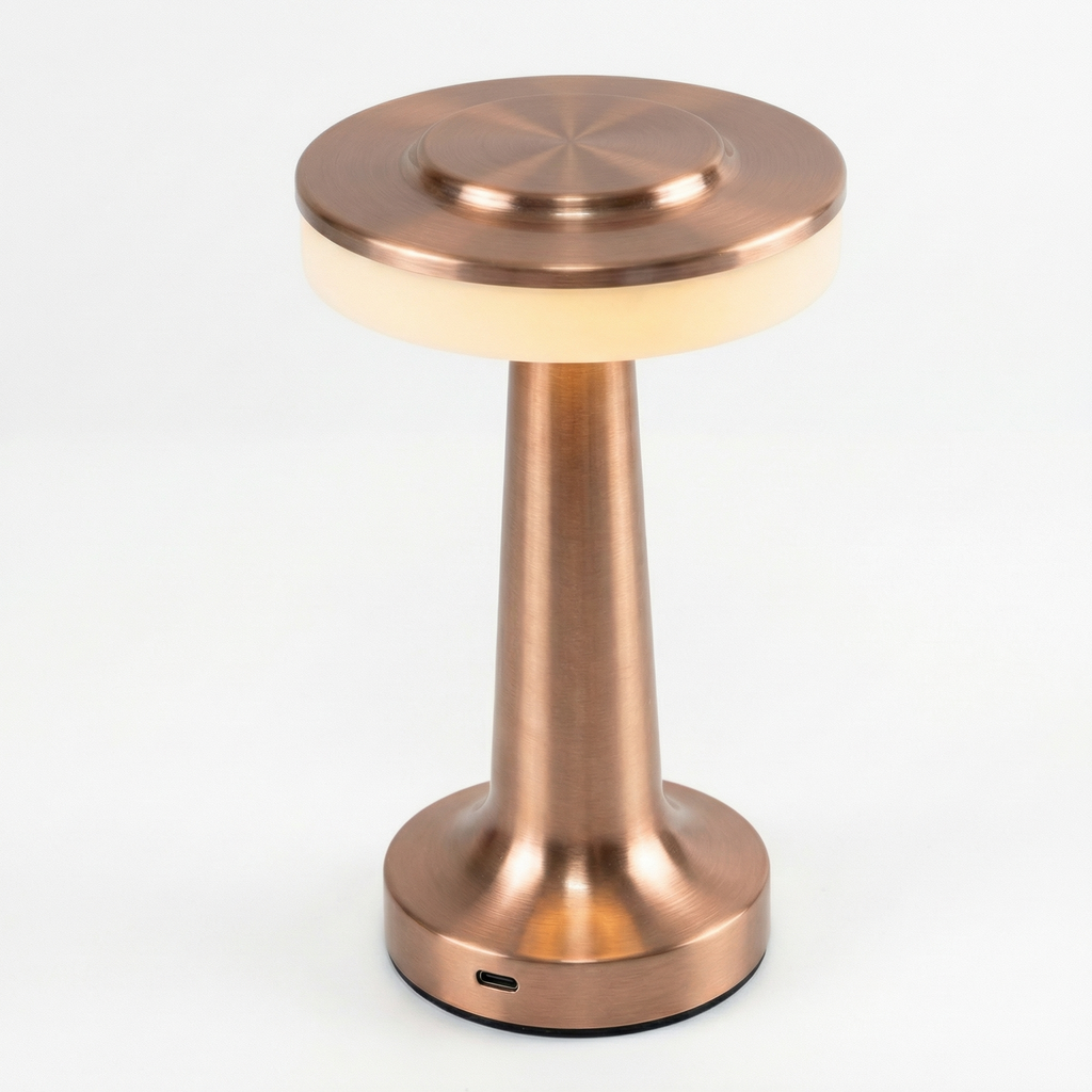 Control Rechargeable LED Table Light with Metal Construction - Wildoxy