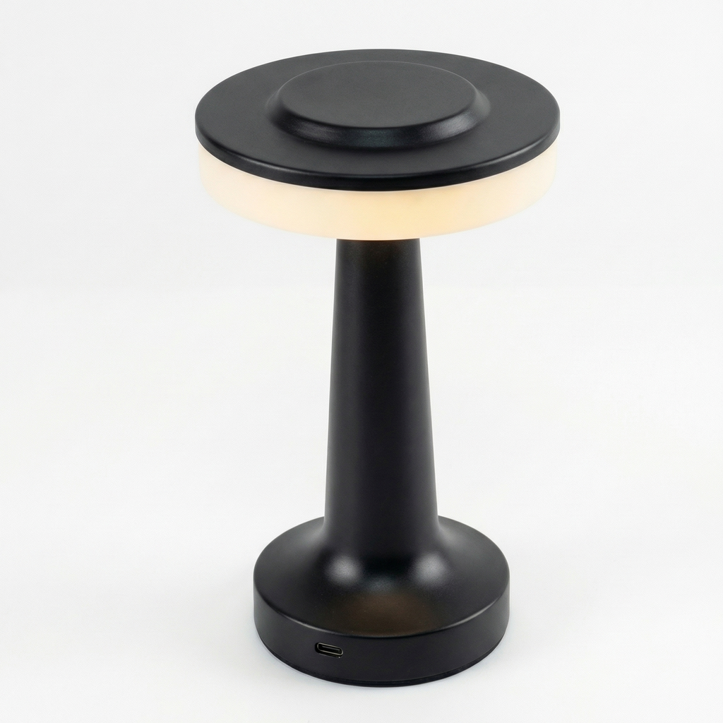 Control Rechargeable LED Table Light with Metal Construction - Wildoxy
