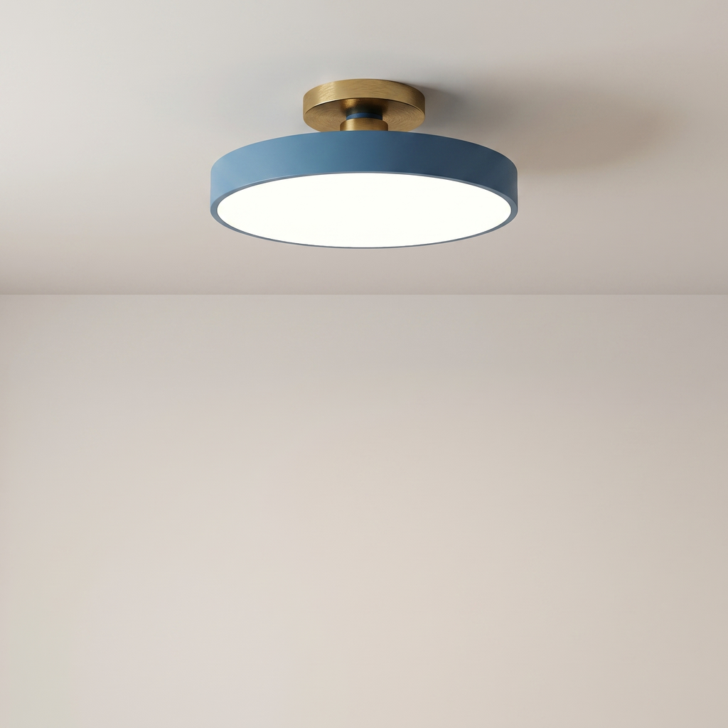 Nordic Macaron Round LED Ceiling Light - Wildoxy
