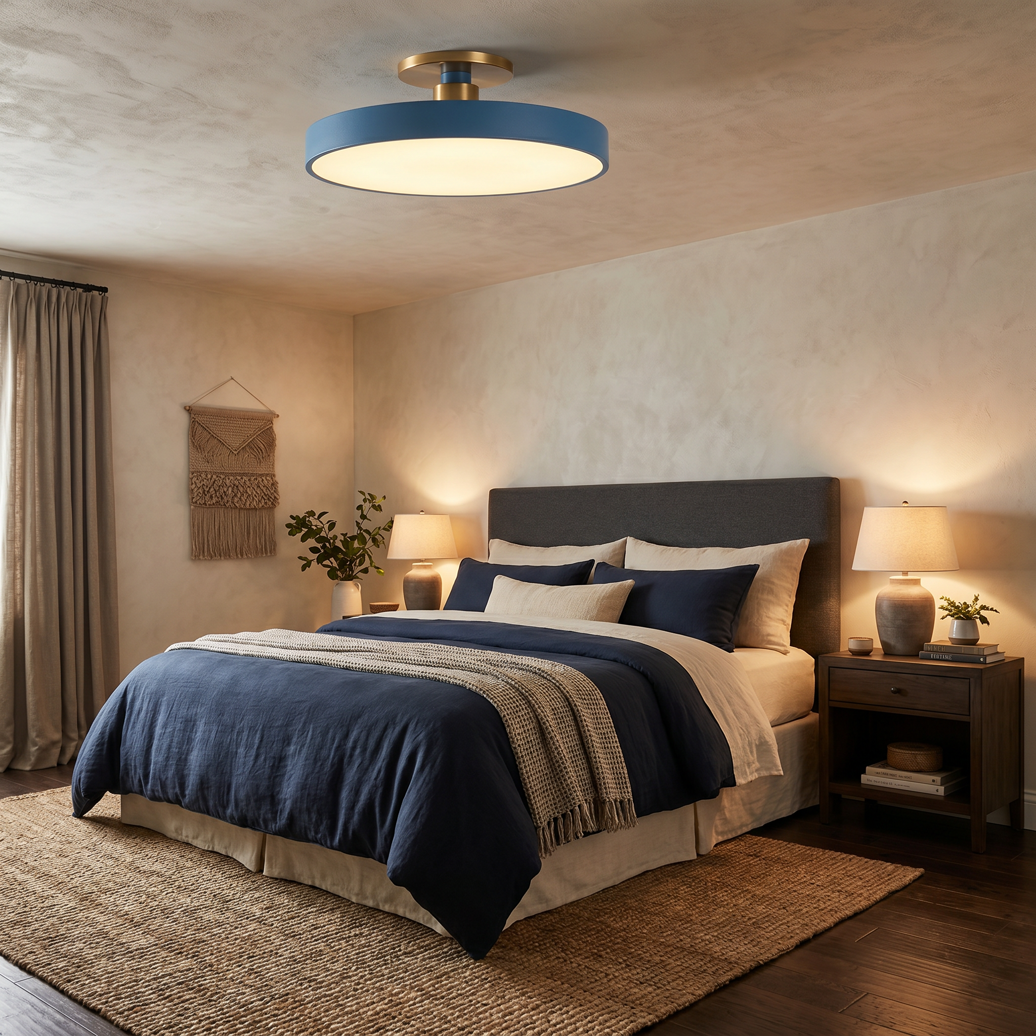 Nordic Macaron Round LED Ceiling Light - Wildoxy