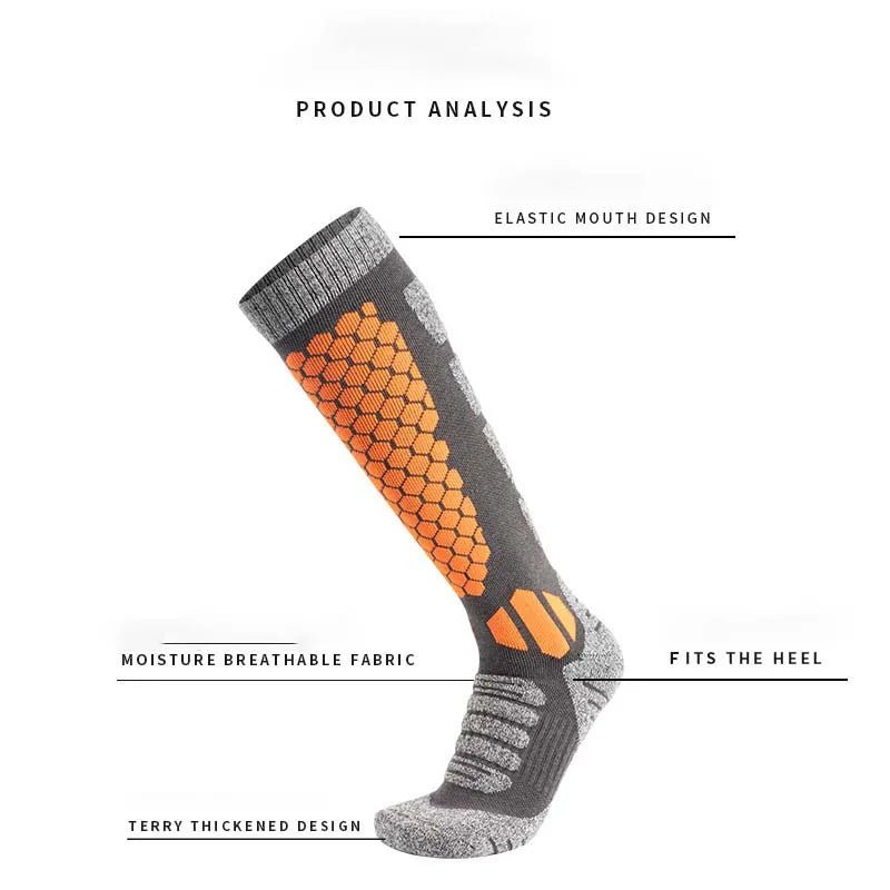 HikeFrost μάλλινες κάλτσες unisex — Θερμικός σωληνωτός σχεδιασμός