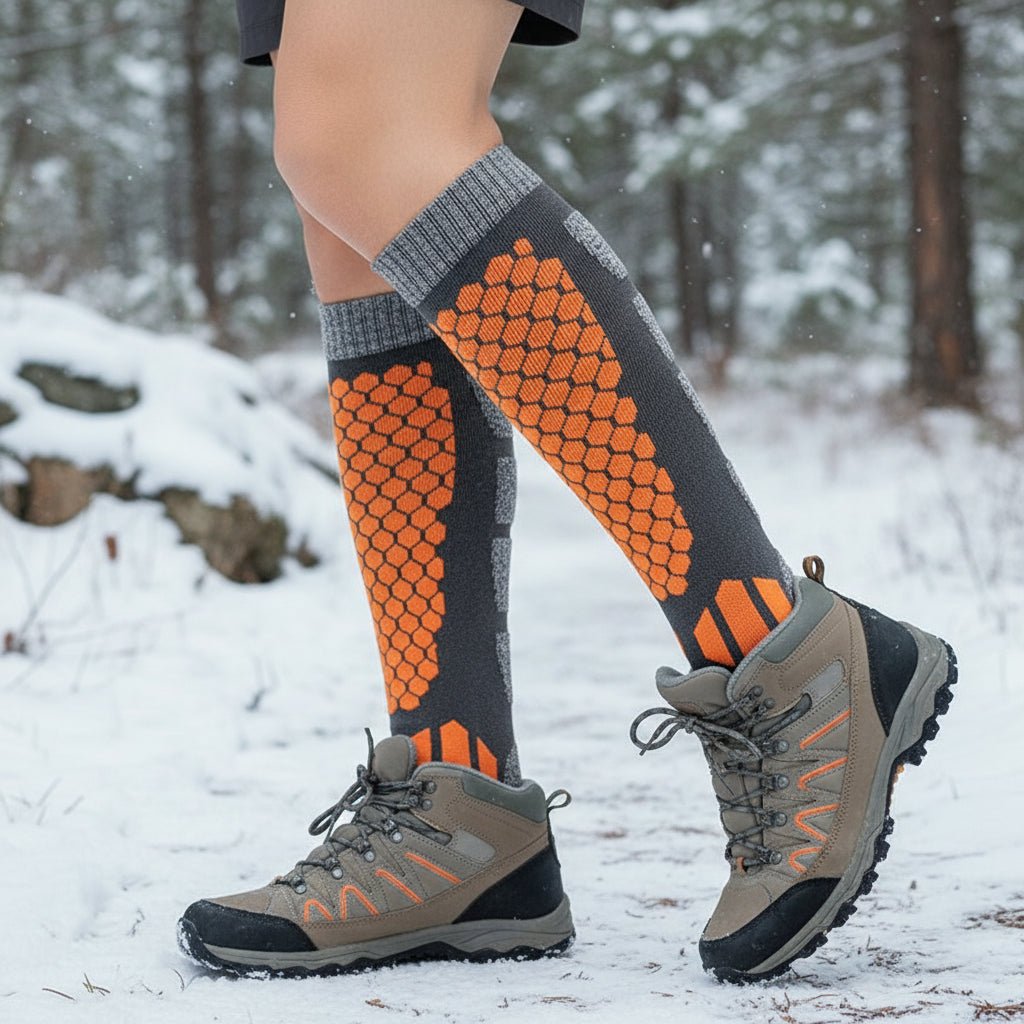 HikeFrost μάλλινες κάλτσες unisex — Θερμικός σωληνωτός σχεδιασμός