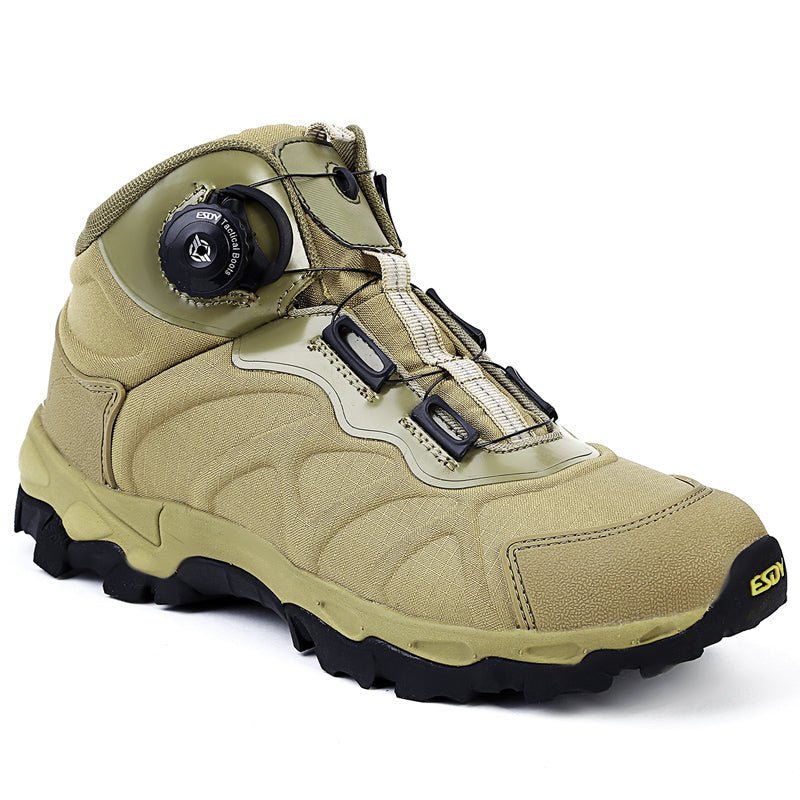 Hikera Atmungsaktive Trail-Schuhe mit mittelhohem Schaft — Stoßdämpfende Sohle, Knöchelunterstützung