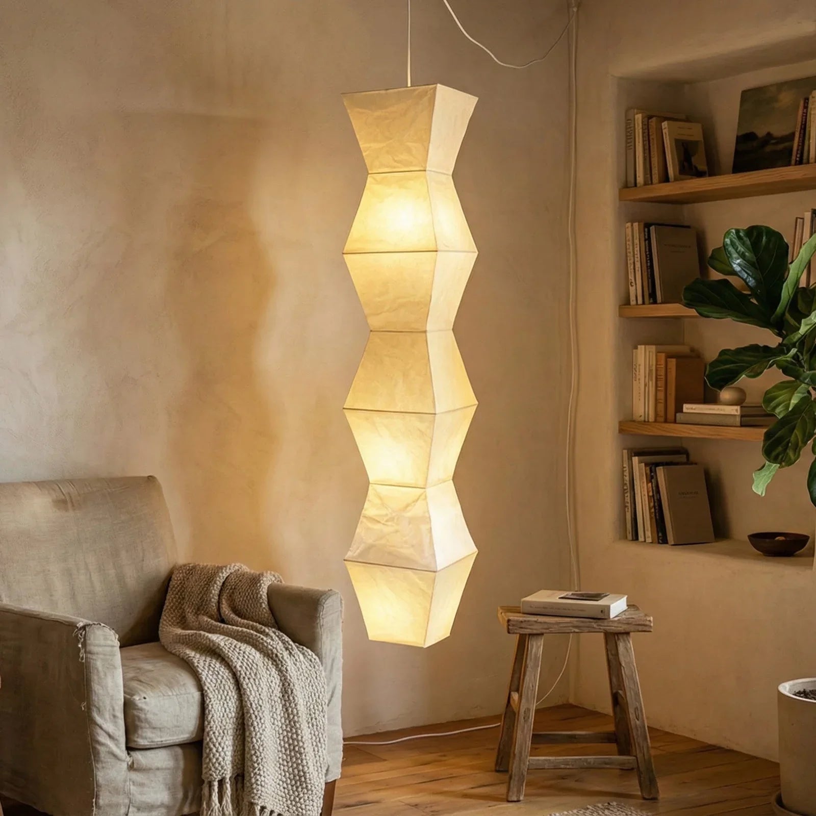 Akari Hourglass L7 Pendant Light | wildoxy