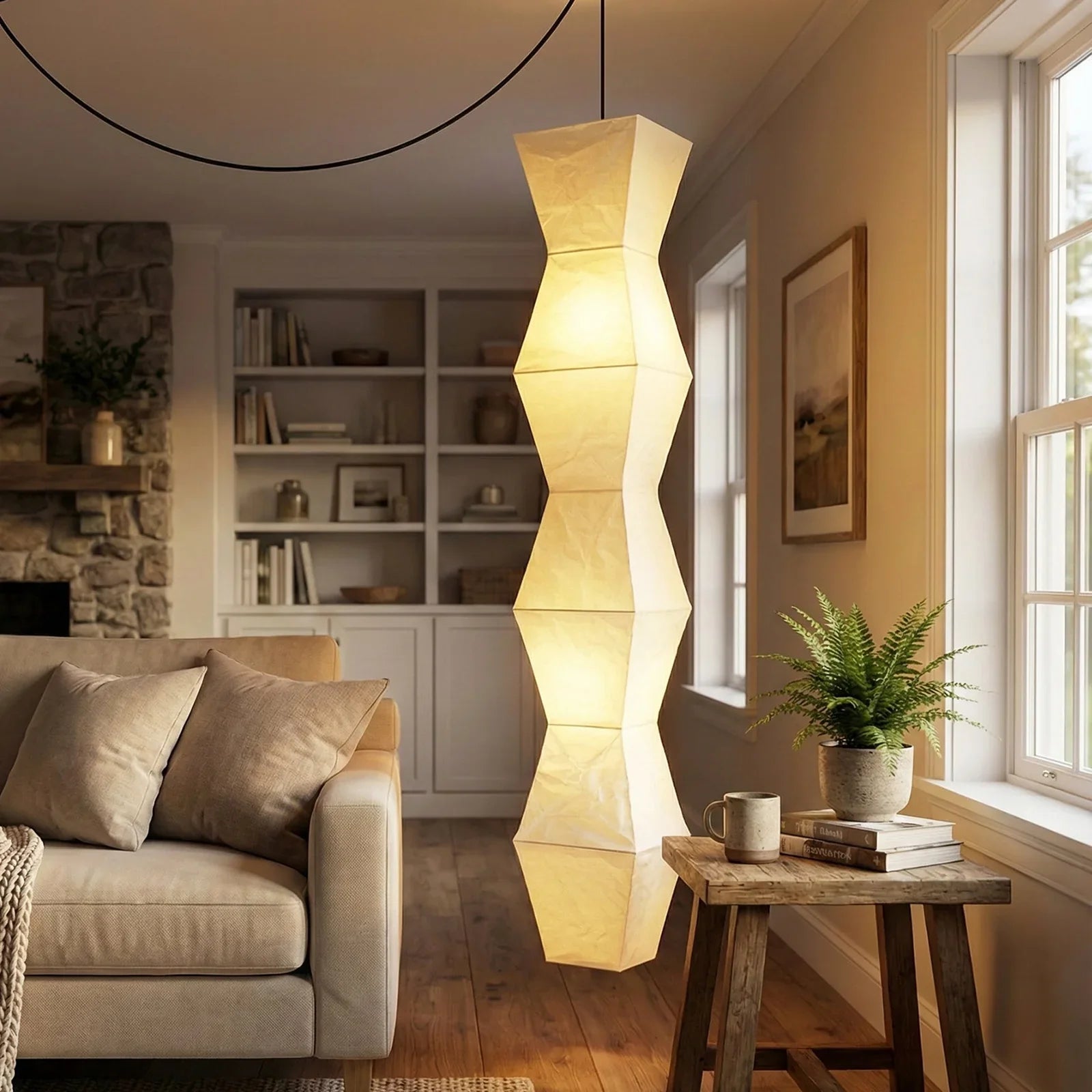 Akari Hourglass L7 Pendant Light | wildoxy