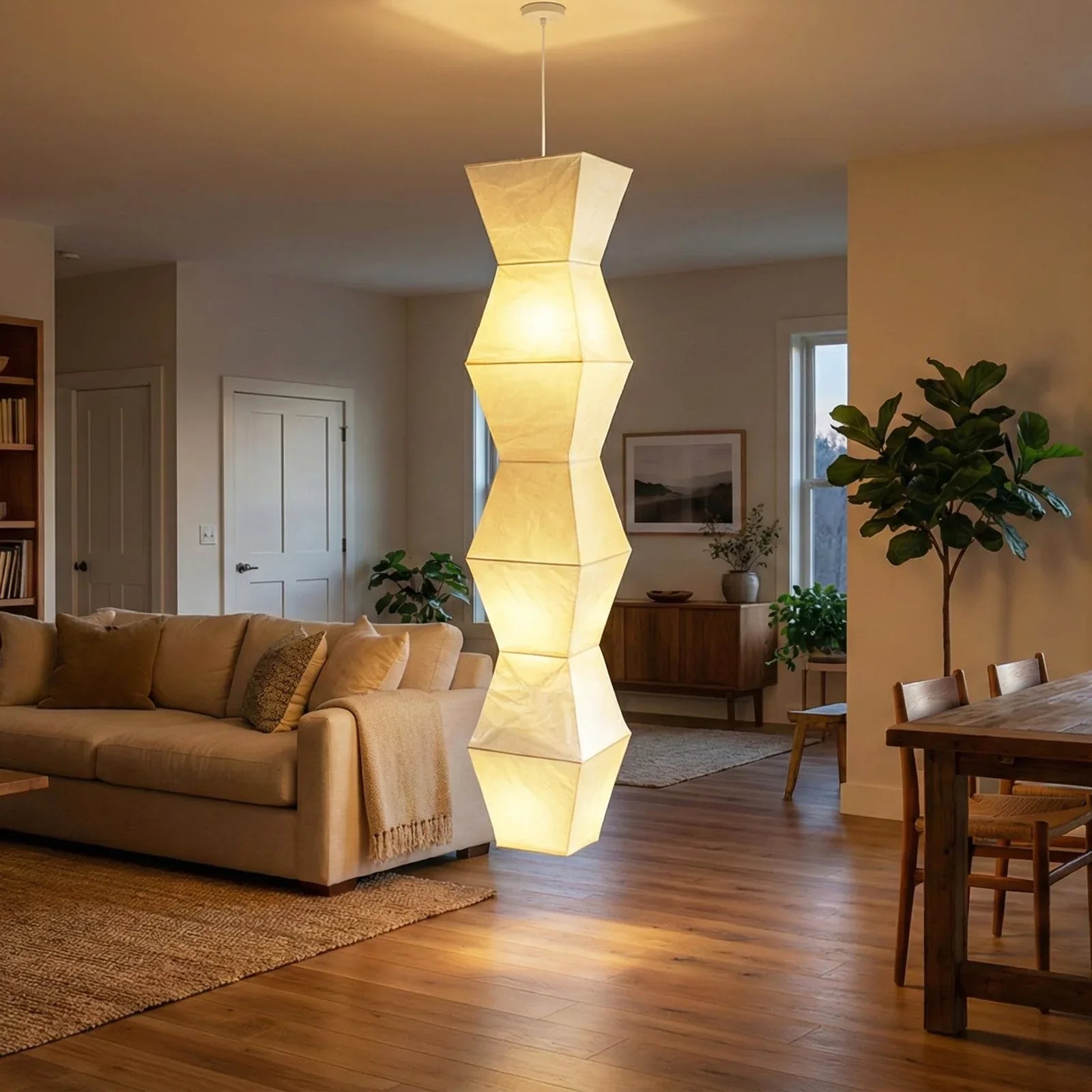 Akari Hourglass L7 Pendant Light | wildoxy