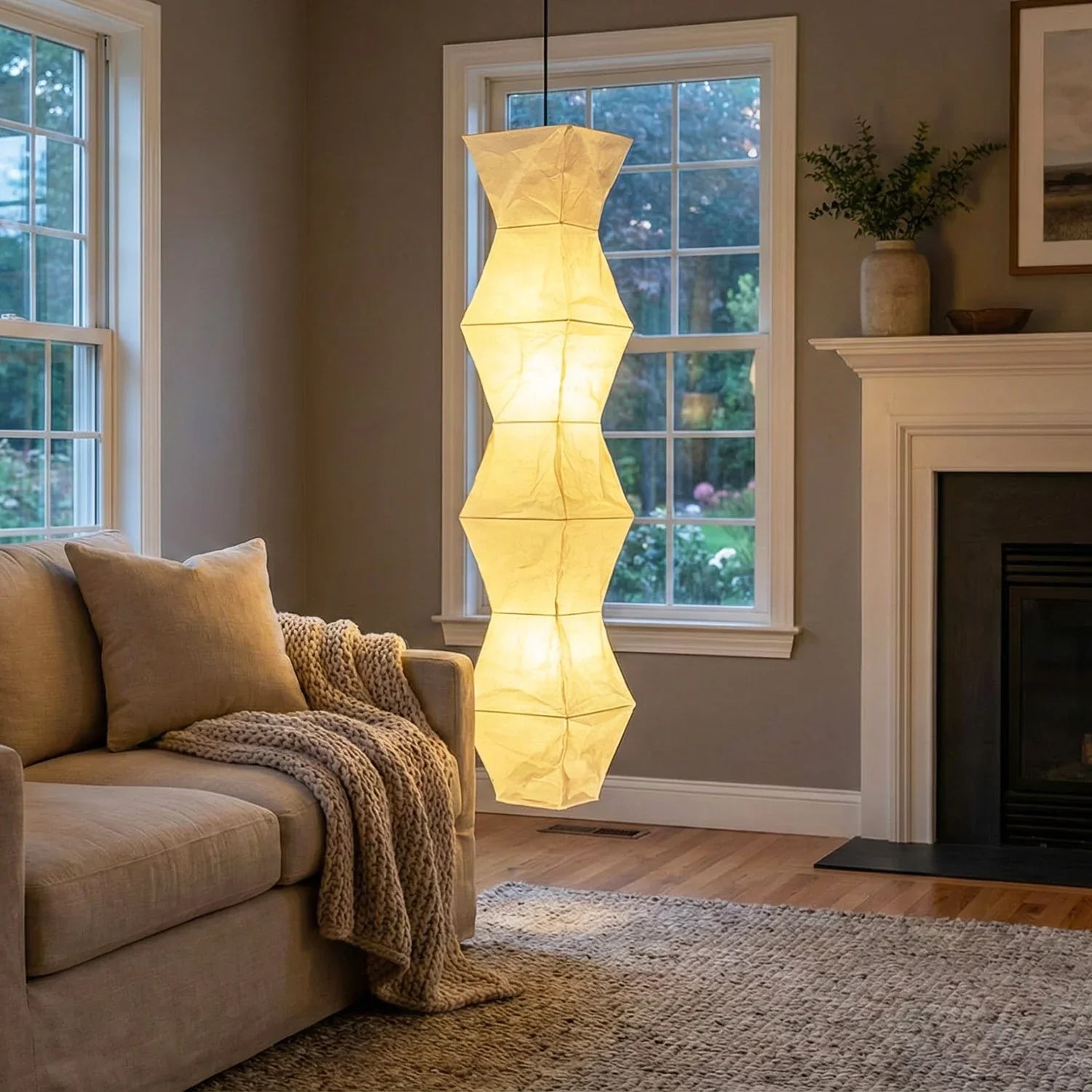 Akari Hourglass L7 Pendant Light | wildoxy