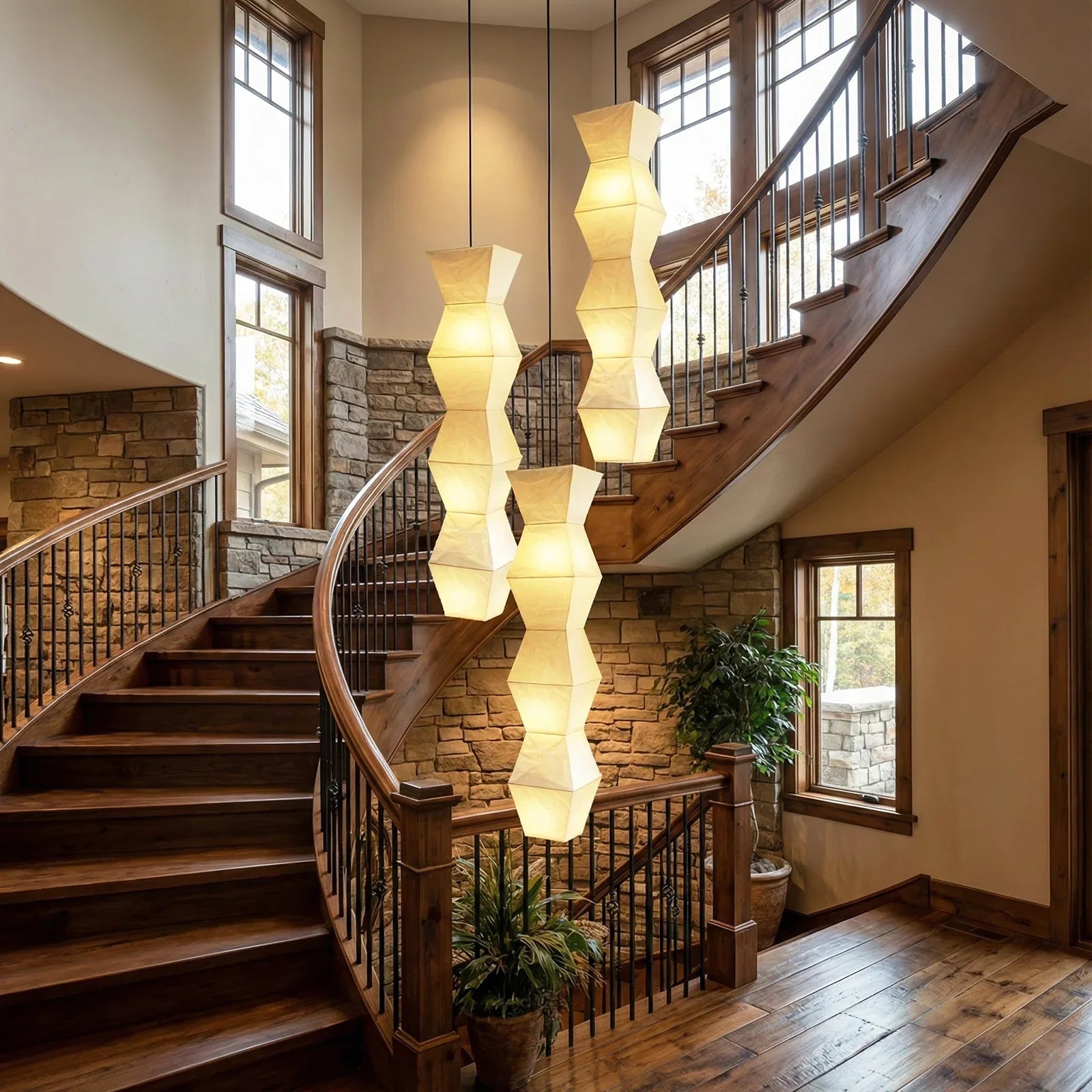 Akari Hourglass L7 Pendant Light | wildoxy