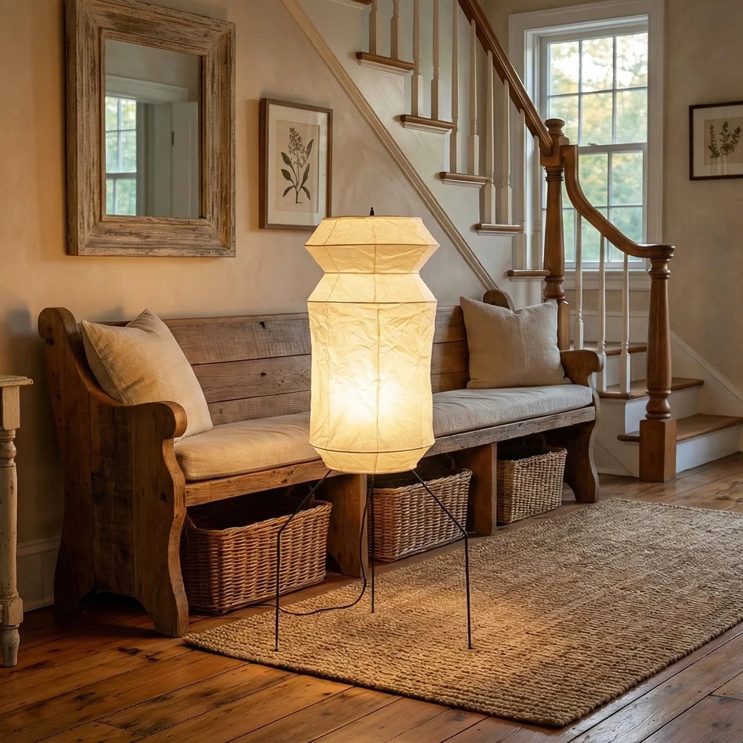 Akari Hourglass UF3-L6 Floor Lamp | wildoxy