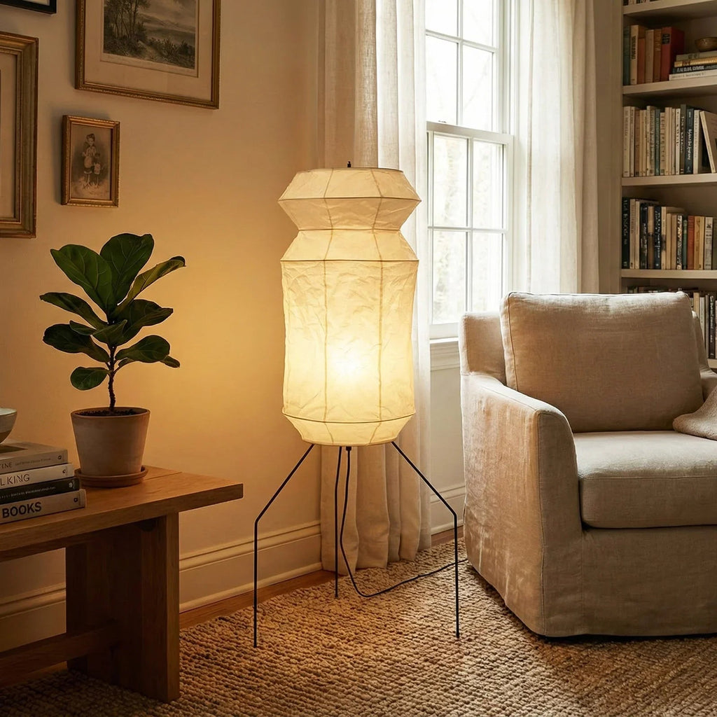 Akari Hourglass UF3-L6 Floor Lamp | wildoxy
