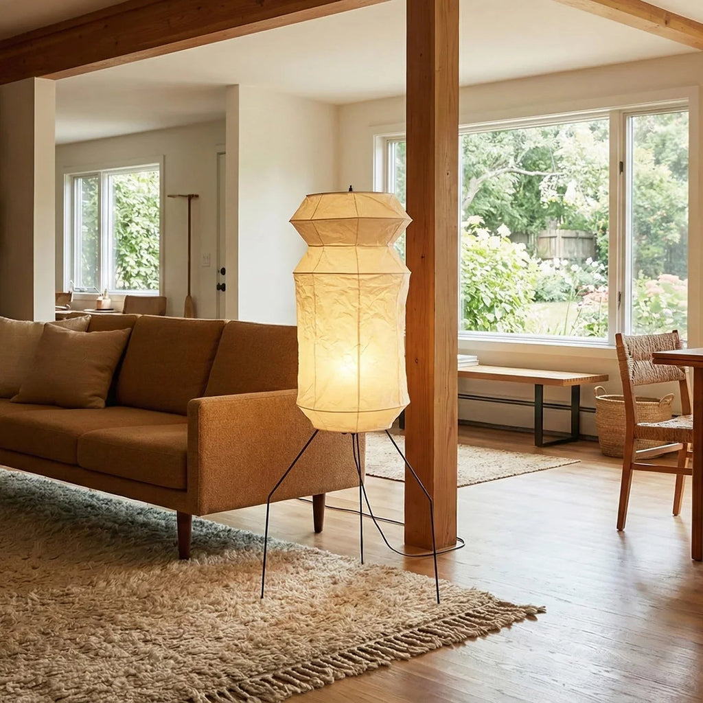Akari Hourglass UF3-L6 Floor Lamp | wildoxy