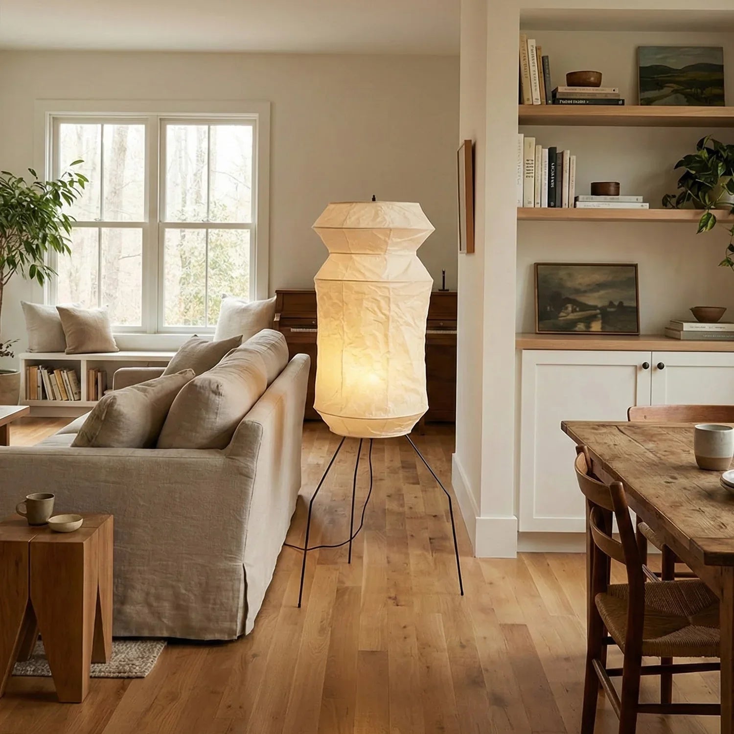 Akari Hourglass UF3-L6 Floor Lamp | wildoxy