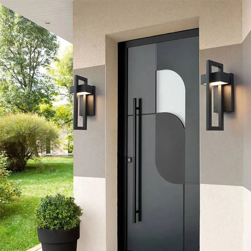 Modern Outdoor Wall Light | Scandinavian Aluminium LED Wall Lamp | Wildoxy