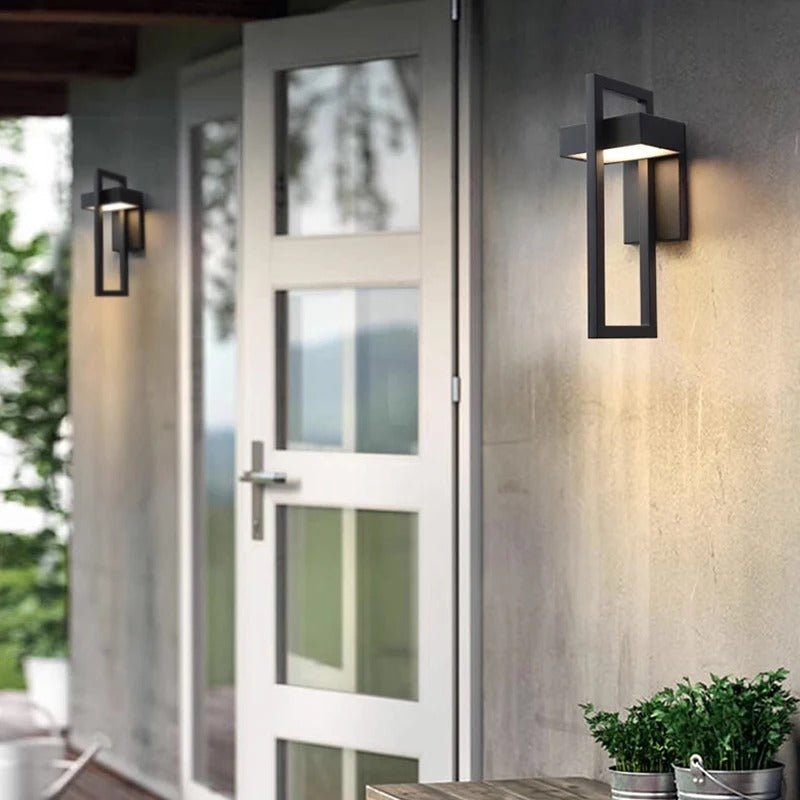 Modern Outdoor Wall Light | Scandinavian Aluminium LED Wall Lamp | Wildoxy