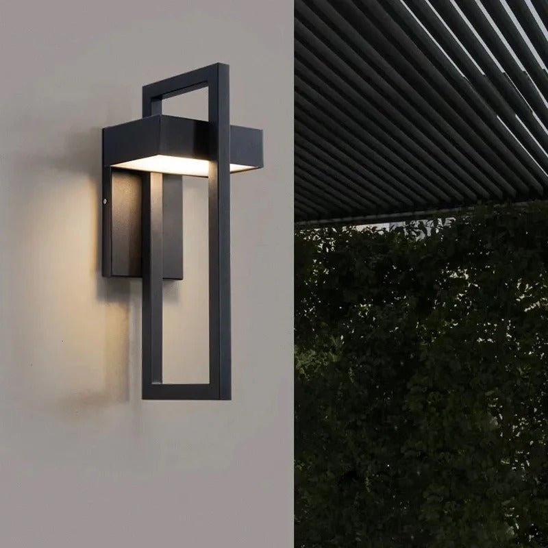 Modern Outdoor Wall Light | Scandinavian Aluminium LED Wall Lamp | Wildoxy