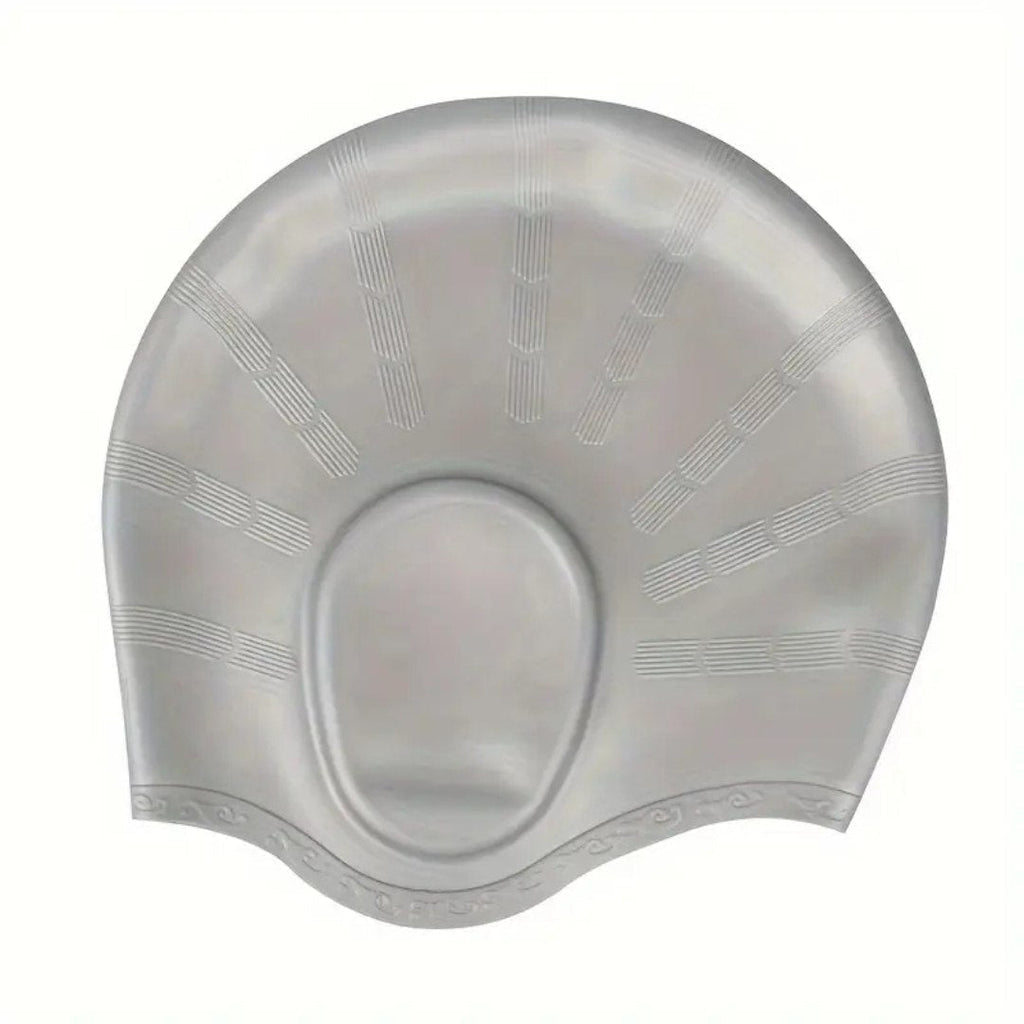 Cască de înot din silicon — protecție impermeabilă pentru urechi, pentru păr lung