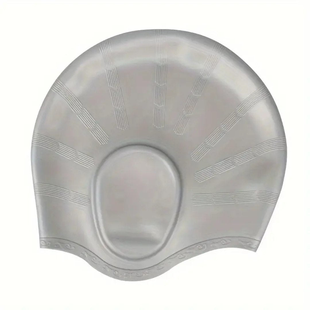 Cască de înot din silicon — protecție impermeabilă pentru urechi, pentru păr lung