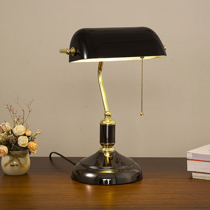 Elara Lux European Style Glass Desk Lamp — Antique Charm, Focused Illumination