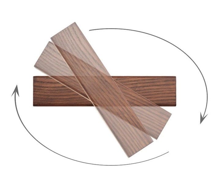 AstraWood Dimmable LED Wall Lamp — Ash Wood Body, Rotating Head
