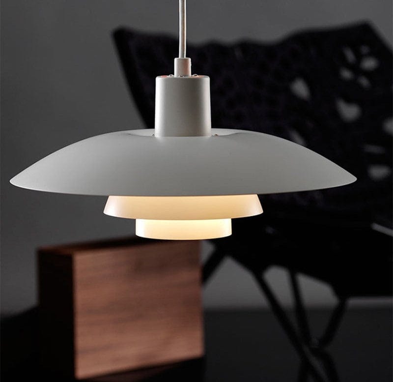 HygeLux Scandi Umbrella Pendant Light — Ready to Install Includes LED Bulb